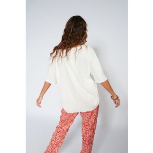 SWILDENS - TEE SHIRT BRICE - BLANC