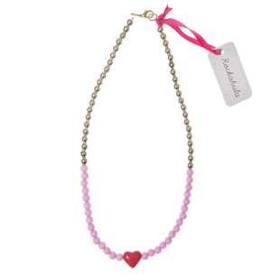 ROCKAHULA - COLLIER HEART ROSE/GOLD