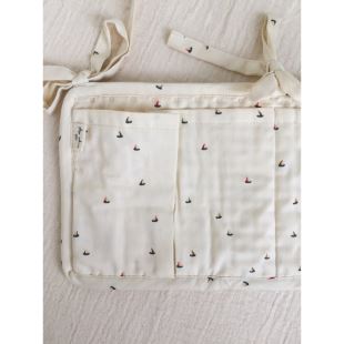 KONGES SLOJD - POCHETTE DE RANGEMENT À NOUER - MILLE MARINE WHITE