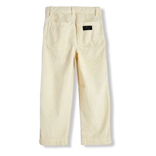 FINGER IN THE NOSE - PANTALON LUCY - VELOURS OFF WHITE