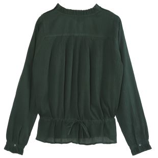 EMILE & IDA - LIGNE FEMME - BLOUSE VINTAGE CRÉPON FEMME FORÊT