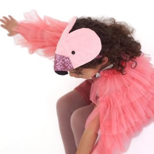 MERI MERI - Cape et chapeau déguisement de flamant rose