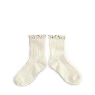 COLLÉGIEN - CHAUSSETTES LILI - COURTES & DENTELLE - DOUX AGNEAUX