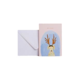 SEASON PAPER - CARTE CHRISTMAS DOG