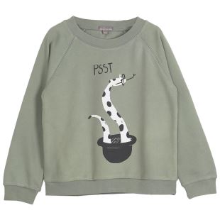 EMILE ET IDA - SWEAT KAKI SERPENT