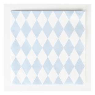 MY LITTLE DAY - SERVIETTE LOSANGE BLEU