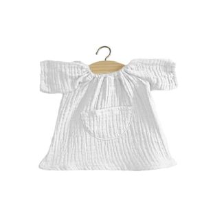 MINIKANE - Robe Jeanne en coton double gaze blanc