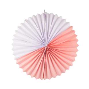 MY LITTLE DAY - LAMPION ACCORDÉON BLANC & ROSE