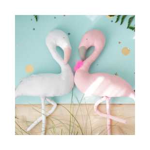 SCALAË - FLAMANT ROSE EN BLANC