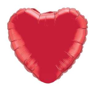 J'AIME - BALLON COEUR ROUGE 46 CM ALUMINIUM