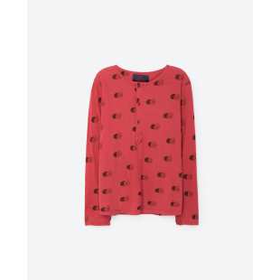 THE ANIMAL OBSERVATORY - TEE SHIRT DEER MAROON FRUIT BOY