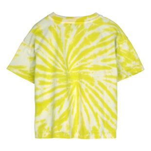 FINGER IN THE NOSE - T-shirt Queen Tie and Dye Jaune