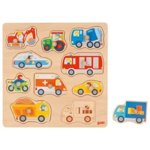 GOKI - Puzzles avec images cachées - véhicule