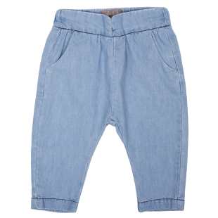 ÉMILE ET IDA - PANTALON BÉBÉ CHAMBRAY