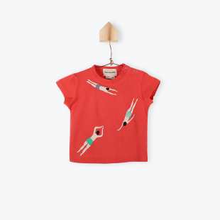 ARSÈNE ET LES PIPELETTES - TEE SHIRT BÉBÉ NAGEUR