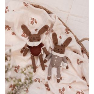 MAIN SAUVAGE - DOUDOU LAPIN MAILLOT SIENNE