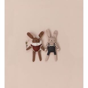 MAIN SAUVAGE - DOUDOU LAPIN MAILLOT SIENNE