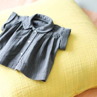 POUDRE ORGANIC - BLOUSE COL CLAUDINE IRON