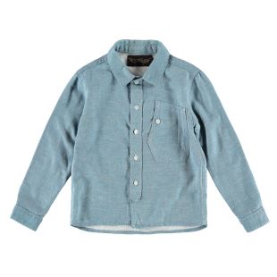 FINGER IN THE NOSE - CHEMISE EXPERT BLUE DENIM