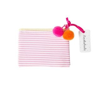 ROCKAHULA - PORTE MONNAIE RAYÉ ROSE
