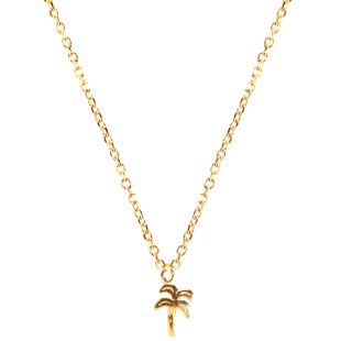 NILAÏ - COLLIER CHAINE CHARMS PALMIER