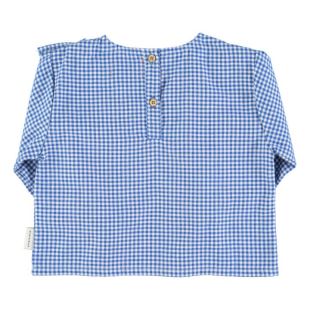 PIUPIUCHICK - BLOUSE VICHY BLEU