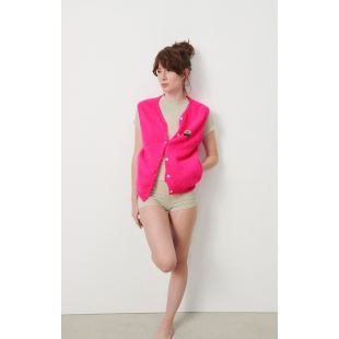 AMERICAN VINTAGE - GILET VITOW | ROSE FLUO
