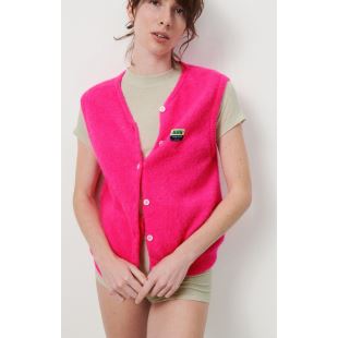 AMERICAN VINTAGE - GILET VITOW | ROSE FLUO