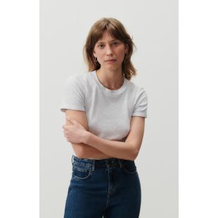 AMERICAN VINTAGE - TEE SONOMA MC COL ROND | ARCTIQUE CHINÉ