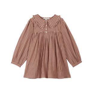 EMILE ET IDA - ROBE BABY DOLL | VICHY ROSE