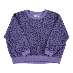 PIUPIUCHICK - SWEAT LÉOPARD | MAUVE