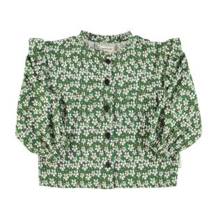 PIUPIUCHICK - BLOUSE FLEURS | VERT