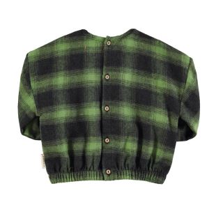 PIUPIUCHICK - BLOUSE ÉCOSSAIS | VERT