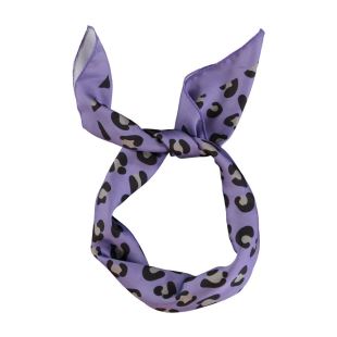 PIUPIUCHICK - FOULARD LÉOPARD | PURPLE