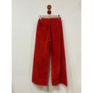 HOD PARIS - PANTALON JIMMY | VELOURS SCARLET