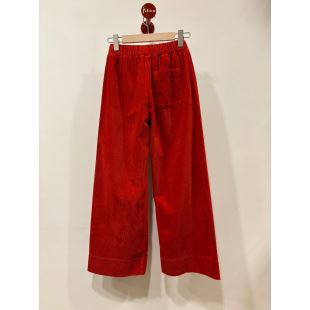 HOD PARIS - PANTALON JIMMY | VELOURS SCARLET