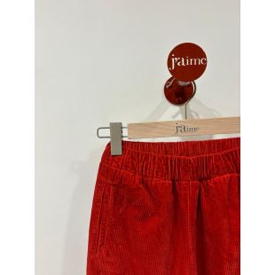 HOD PARIS - PANTALON JIMMY | VELOURS SCARLET