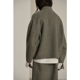 SOEUR - MANTEAU WINDSOR | GRIS CLAIR