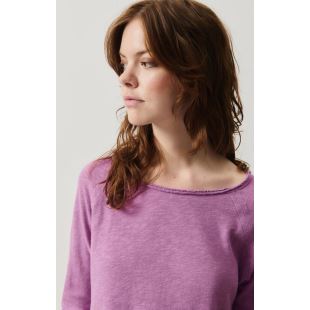 AMERICAN VINTAGE - TEE SONOMA ML COL BATEAU | ROSE INDIEN