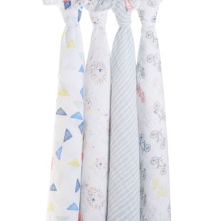 ADEN + ANAIS - 4 X MAXI LANGE LION/VÉLO - COFFRET