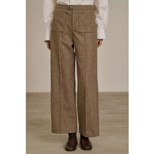 SOEUR - PANTALON HARRY | BEIGE ET NOISETTE