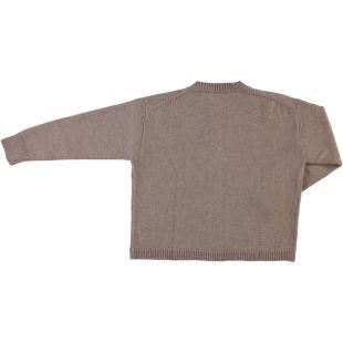 POUDRE ORGANIC - CARDIGAN PÉTALE | DARK SAND