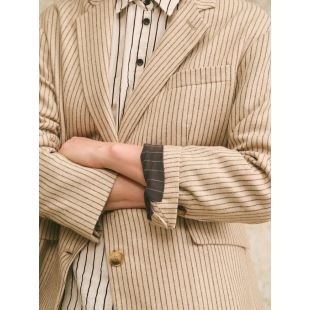 HOD PARIS - VESTE KARABA | GRANOLA STRIPE