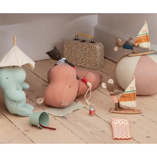 MAILEG - DOUDOU HIPPO MEDIUM | VIEUX ROSE