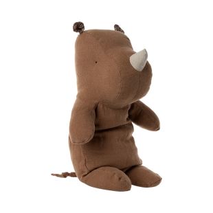 MAILEG - DOUDOU RHINO MEDIUM | CHOCOLAT