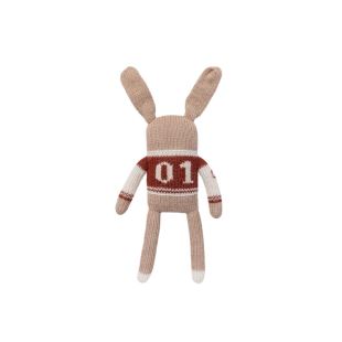 MAIN SAUVAGE - DOUDOU LAPIN | BASEBALL SIENNE