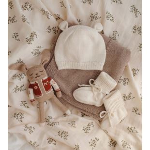 MAIN SAUVAGE - DOUDOU LAPIN | BASEBALL SIENNE