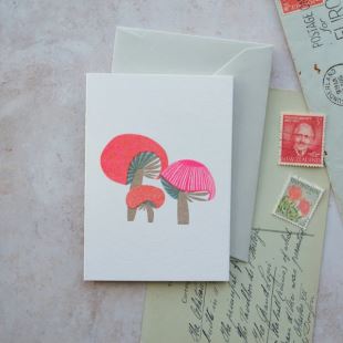 BOBBIE PRINT - MINI CARTE DE VOEUX | CHAMPIGNON