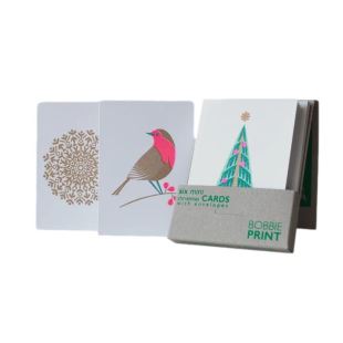 BOBBIE PRINT - COFFRET CHRISTMAS | 6 CARTES DE VOEUX