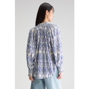 BELLEROSE - BLOUSE CASSIS | IKAT